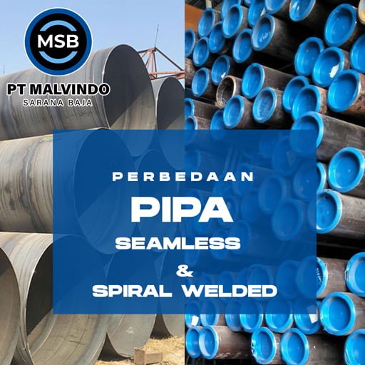 perbedaan pipa seamless dan pipa spiral welded