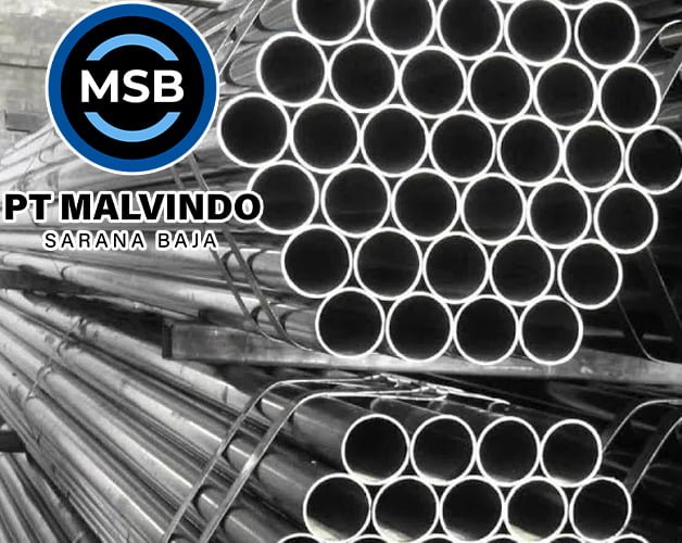 pipa stainless steel malvindo sarana baja